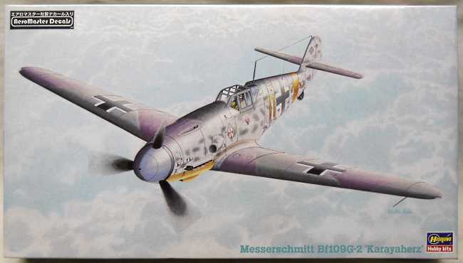 Hasegawa 1/48 Messerschmitt Bf-109 G-2 Karayaherz, JT106 plastic model kit